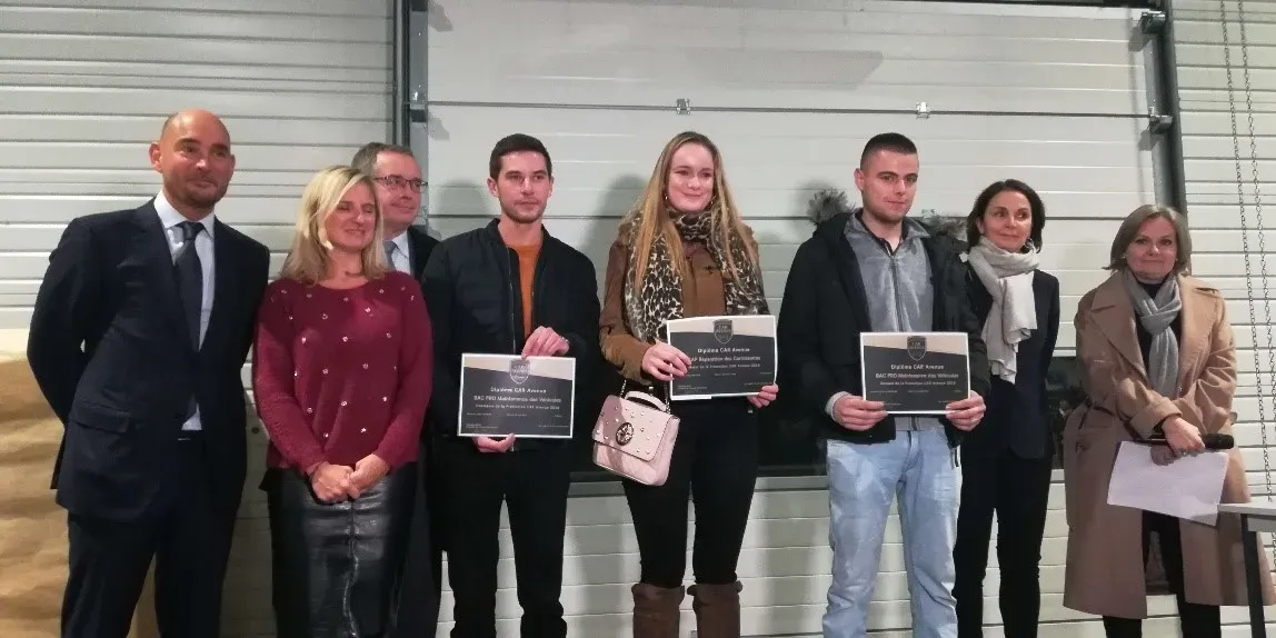 6ème Cérémonie de Remise des Diplômes aux Apprentis Car Avenue, en présence de Stéphane Bailly