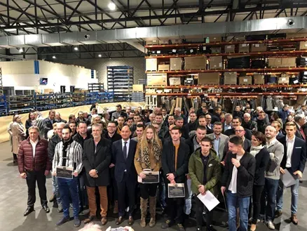 Cérémonie de remise de diplômes aux Apprentis en 2018, en présence de Stéphane Bailly, PDG de Car Avenue