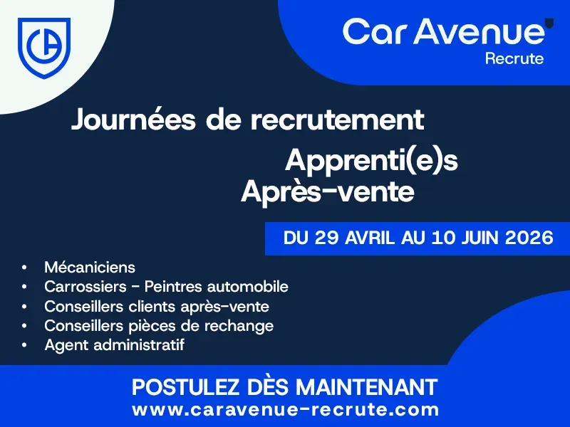 Journées de recrutement des futurs Apprenti.e.s Car Avenue, édition 2026