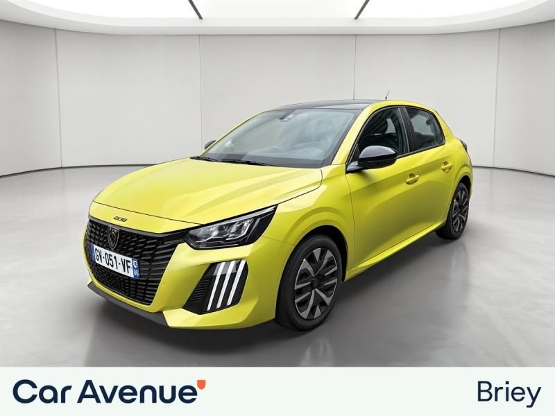 Peugeot 208 Jaune d'occasion