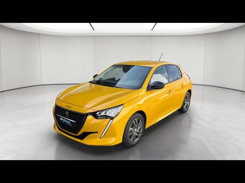 Peugeot 208 Jaune d'occasion