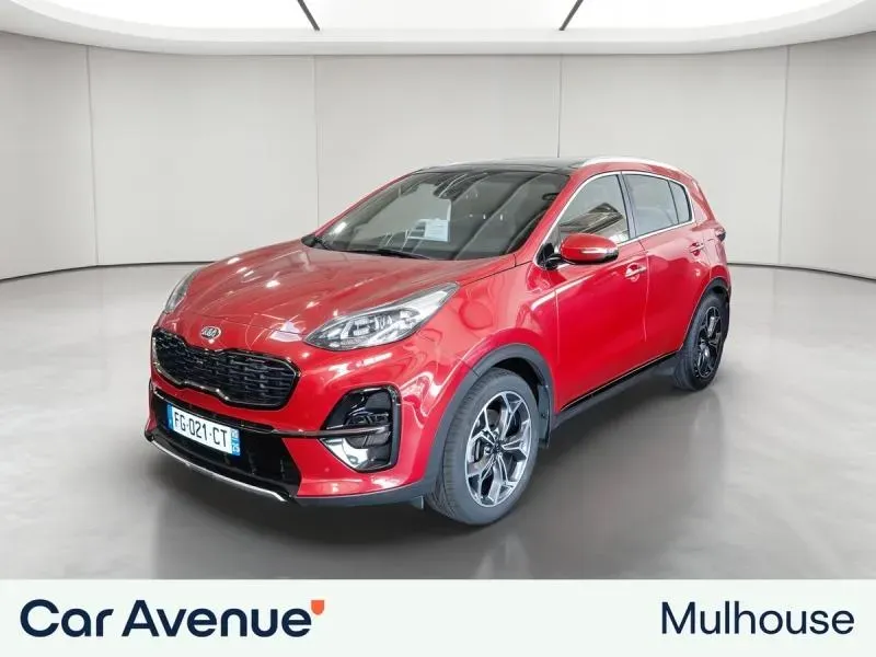 Kia Sportage rouge rubis d'occasion