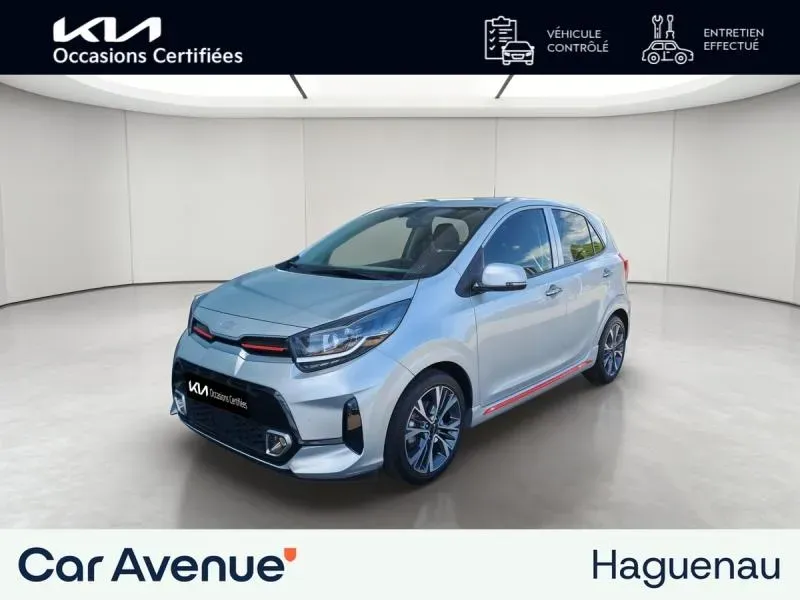 Kia Picanto gris acier métallisé d'occasion