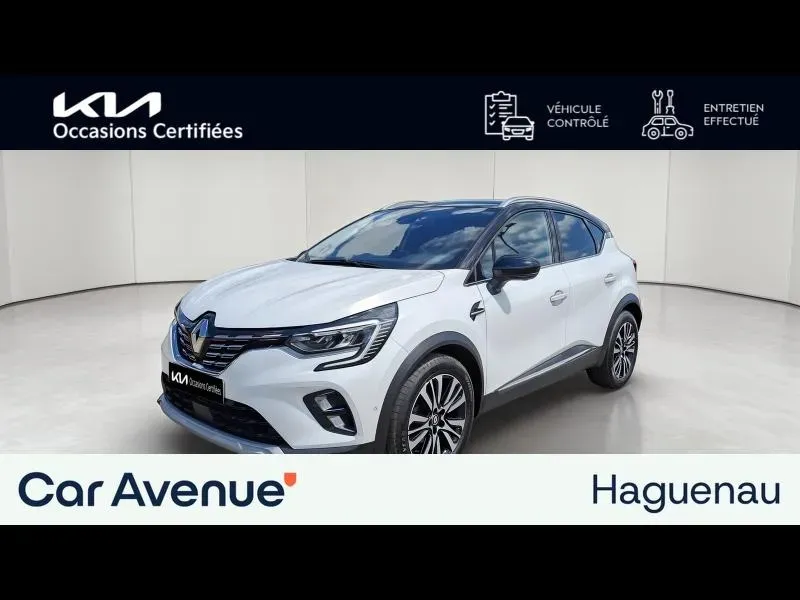 Renault Captur blanc nacré/noir etoile d'occasion