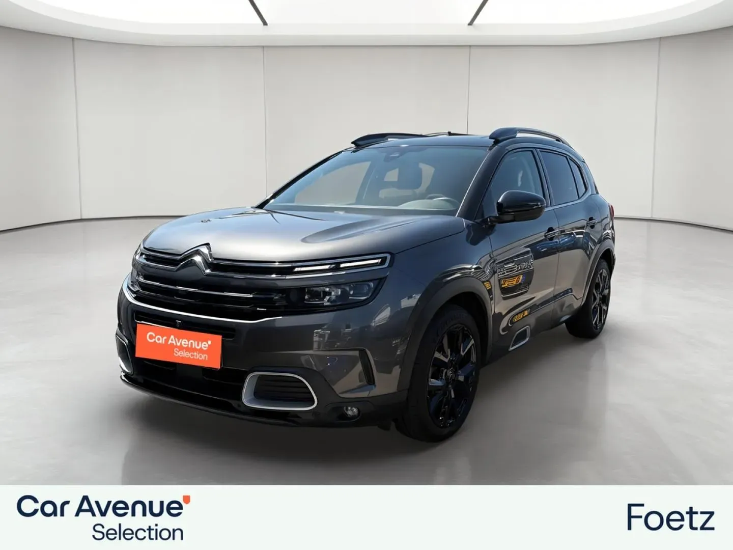 Citroën C5 Aircross gris acier - toit noir perla nera d'occasion