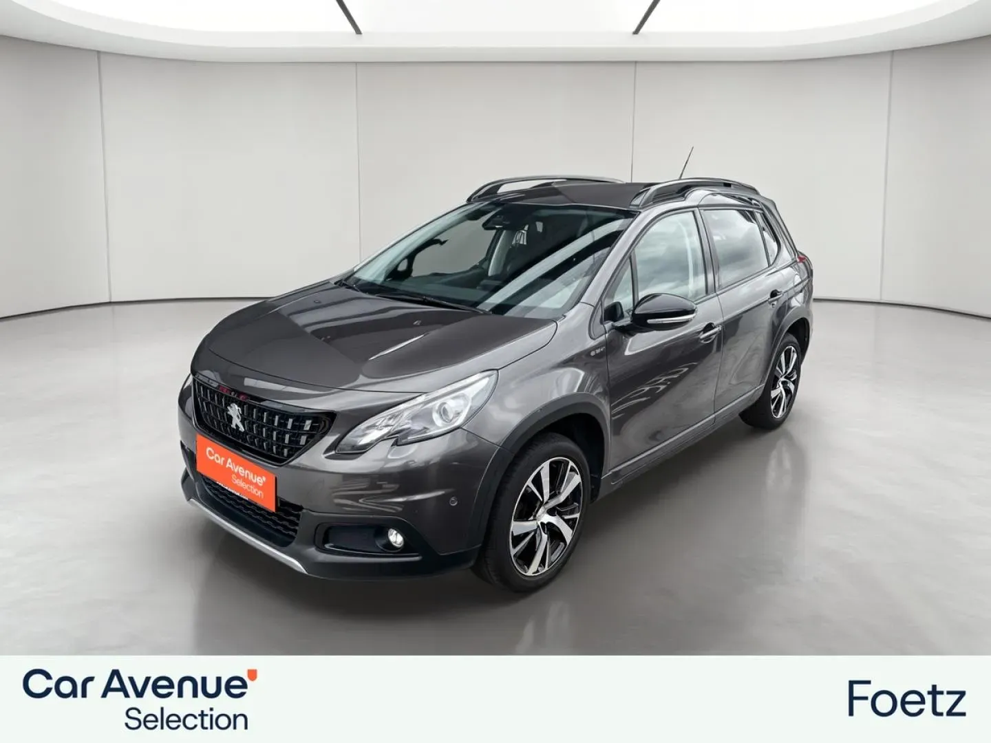 Peugeot 2008 gris platinium d'occasion