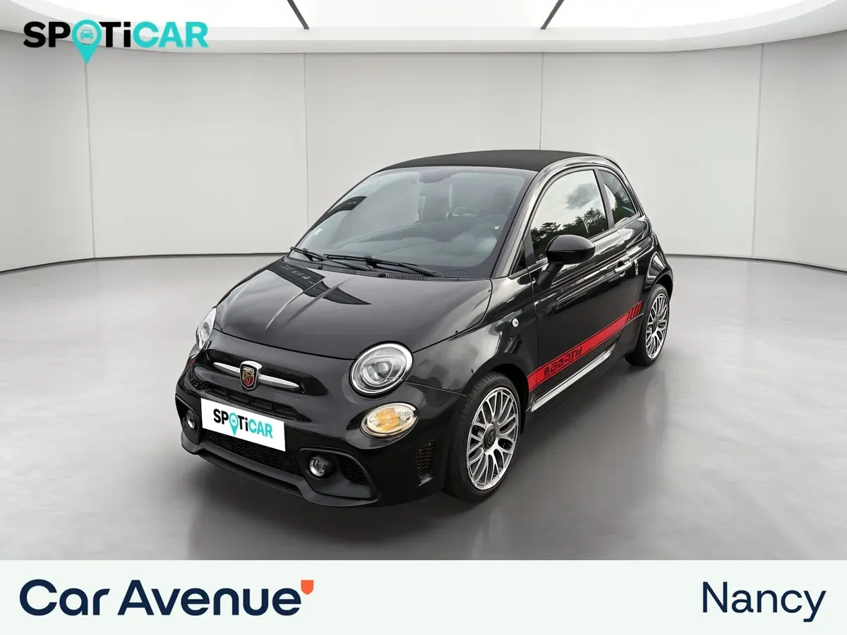 Abarth 595C E6D TEMP noir d'occasion