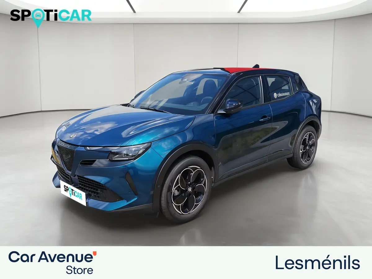 Alfa Romeo JUNIOR ELECTRIQUE bleu navigli metallisee/toit noir neuf