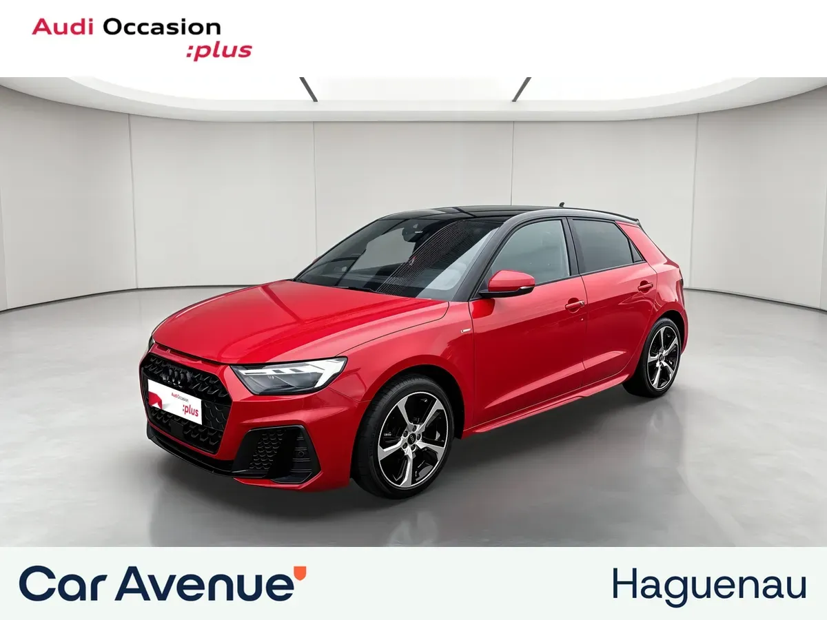 Audi A1 rouge progressif metallise d'occasion