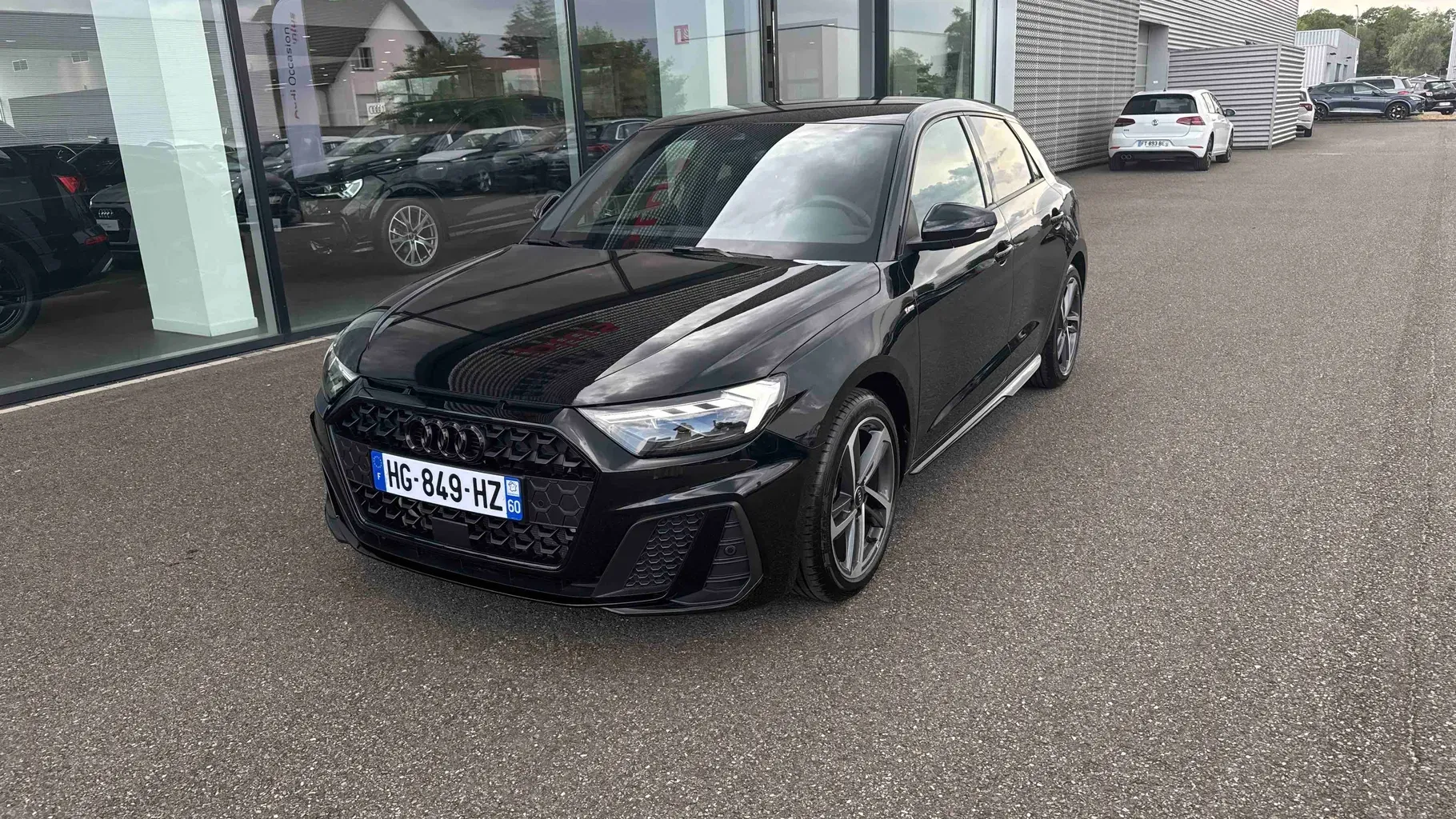 Audi A1 Sportback noir mythic metallise d'occasion