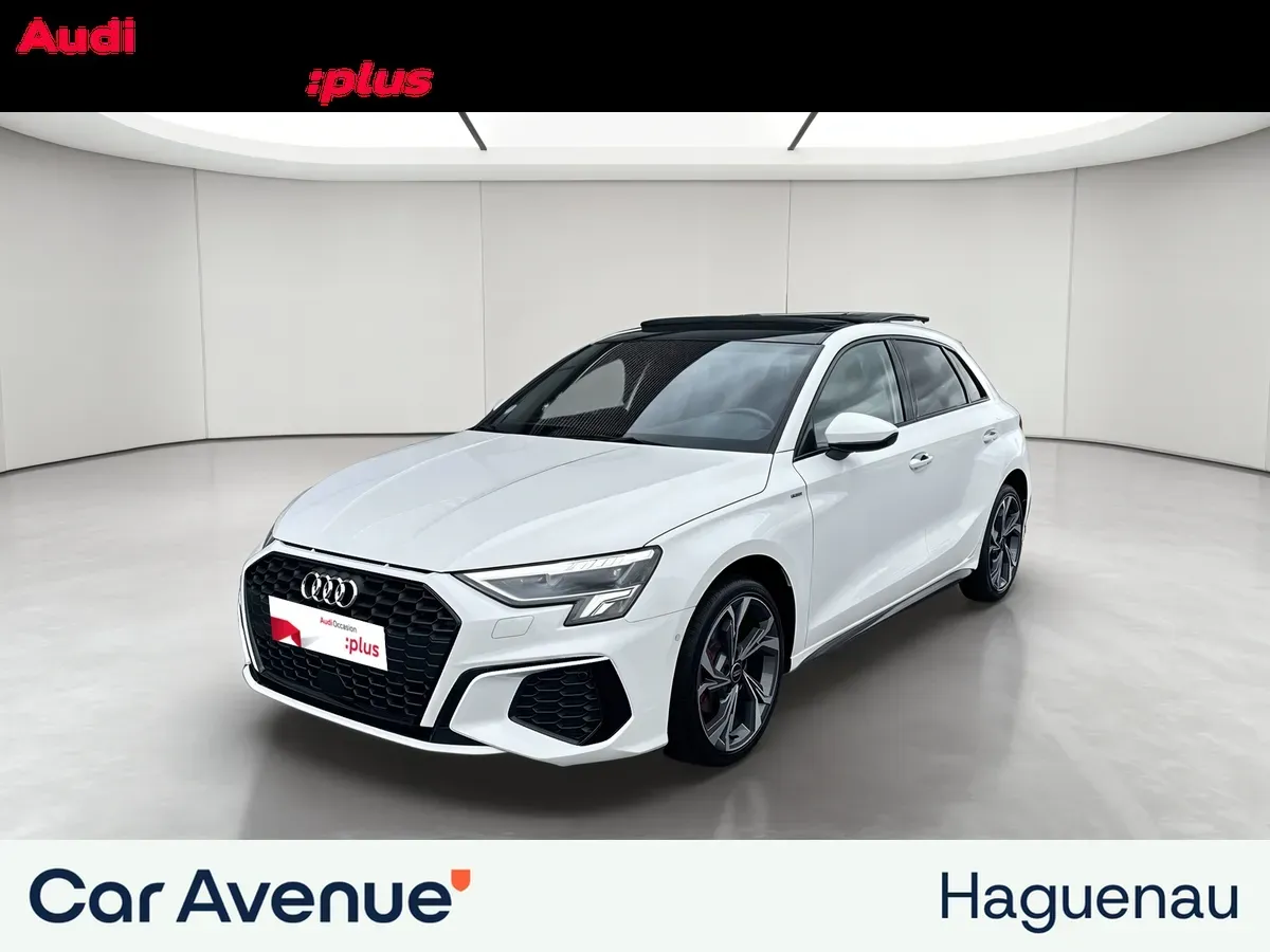 Audi A3 Sportback blanc ibis d'occasion