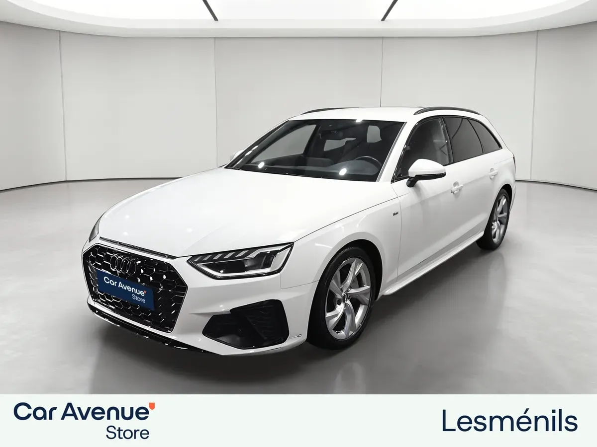 Audi A4 AVANT blanc d'occasion