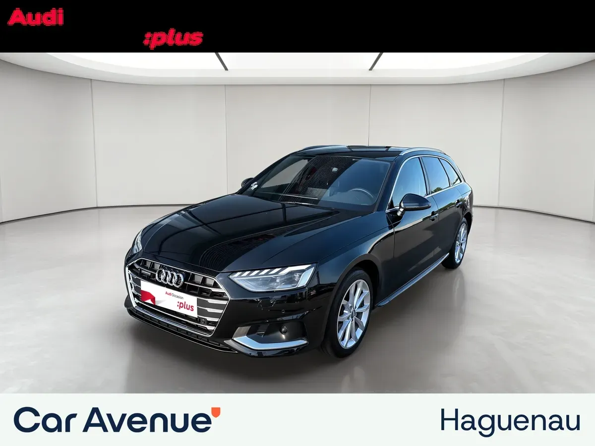 Audi A4 AVANT noir d'occasion
