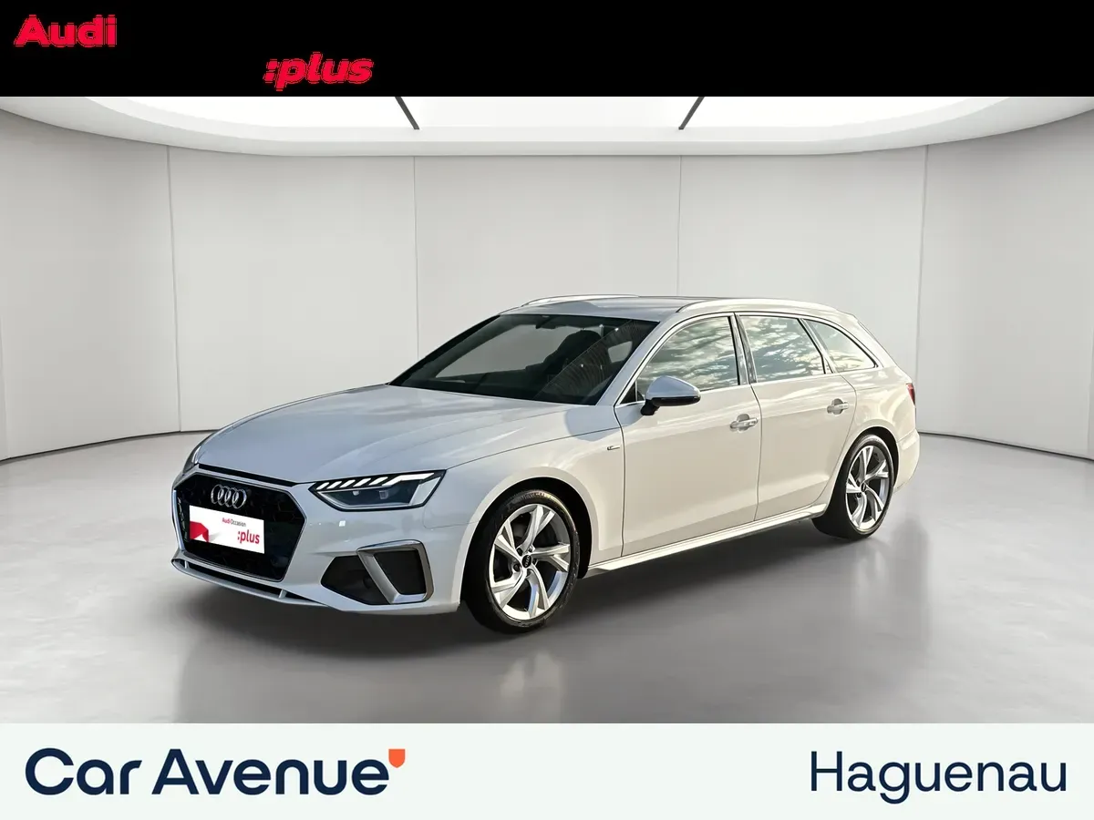 Audi A4 blanc ibis d'occasion