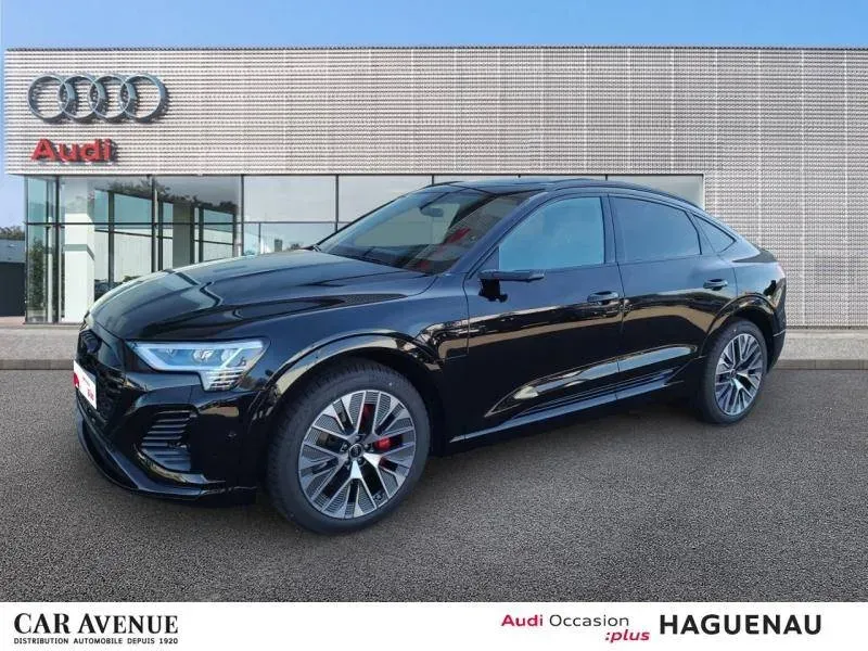 Audi Q8 e-tron Sportback noir mythic metallisee neuf