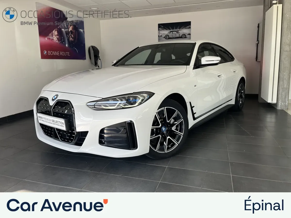 BMW i4 blanc d'occasion