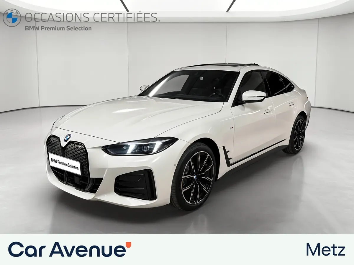BMW i4 blanc d'occasion