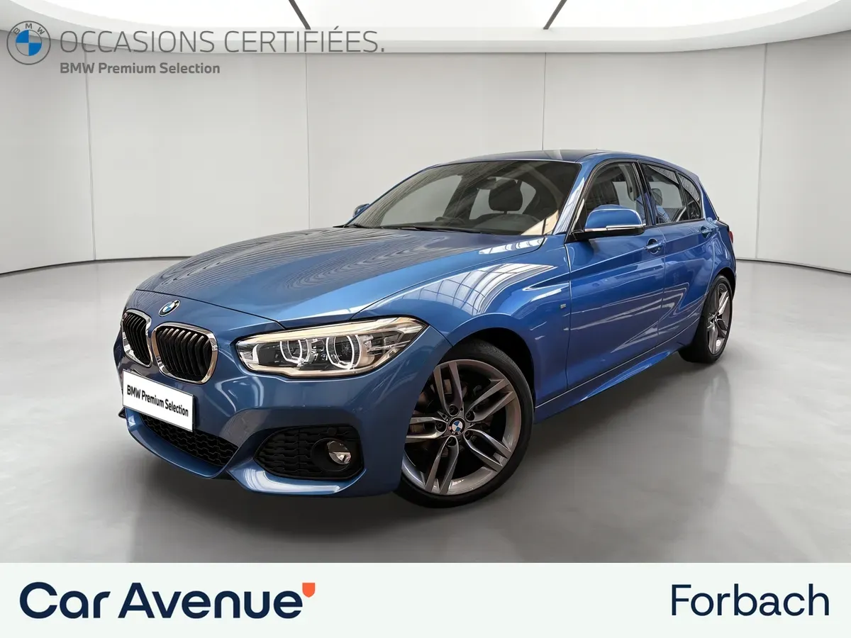 BMW SERIE 1 F20 LCI bleu d'occasion