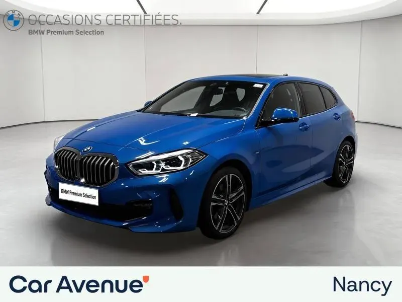 BMW Série 1 bleu d'occasion