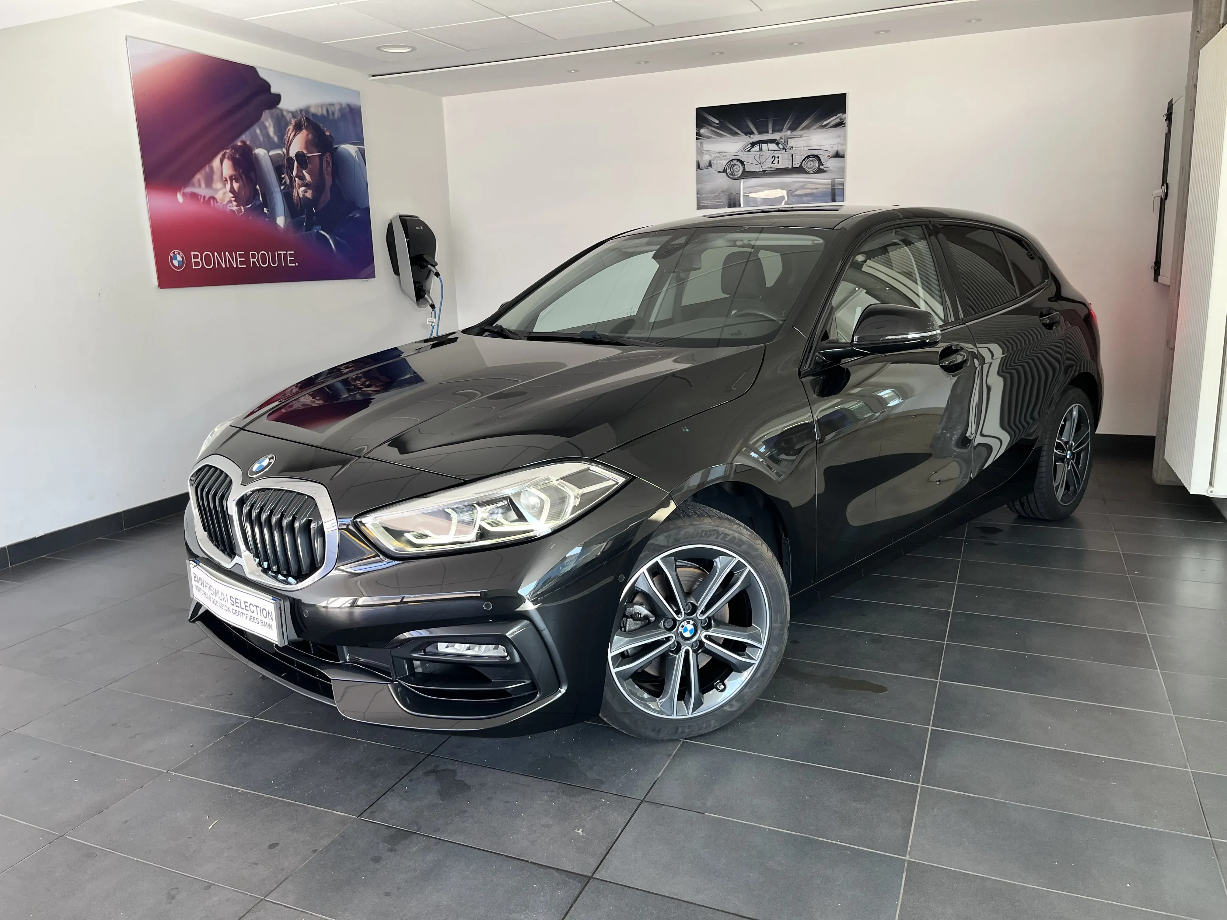 BMW Série 1 noir d'occasion