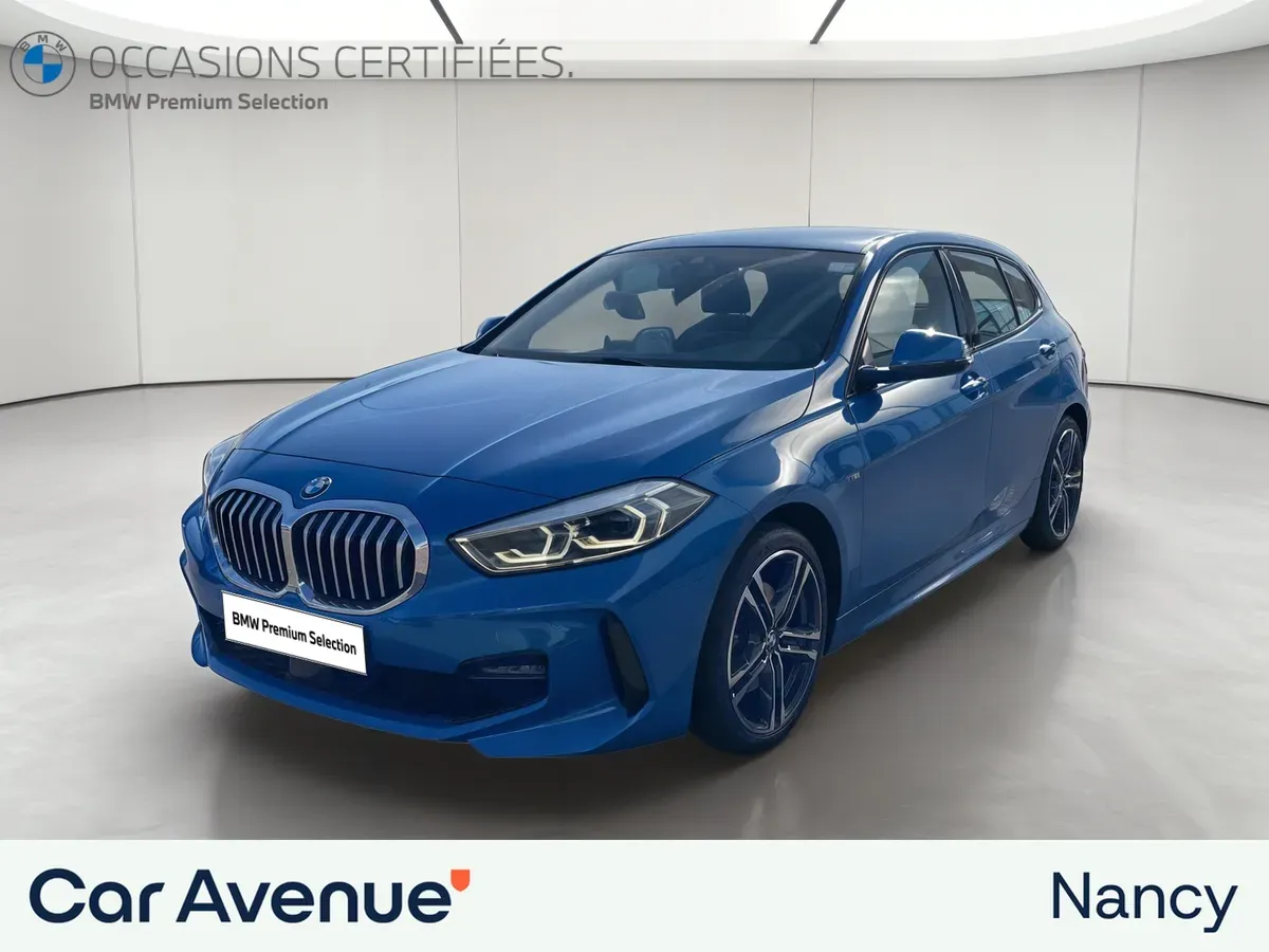 BMW Série 1 bleu d'occasion