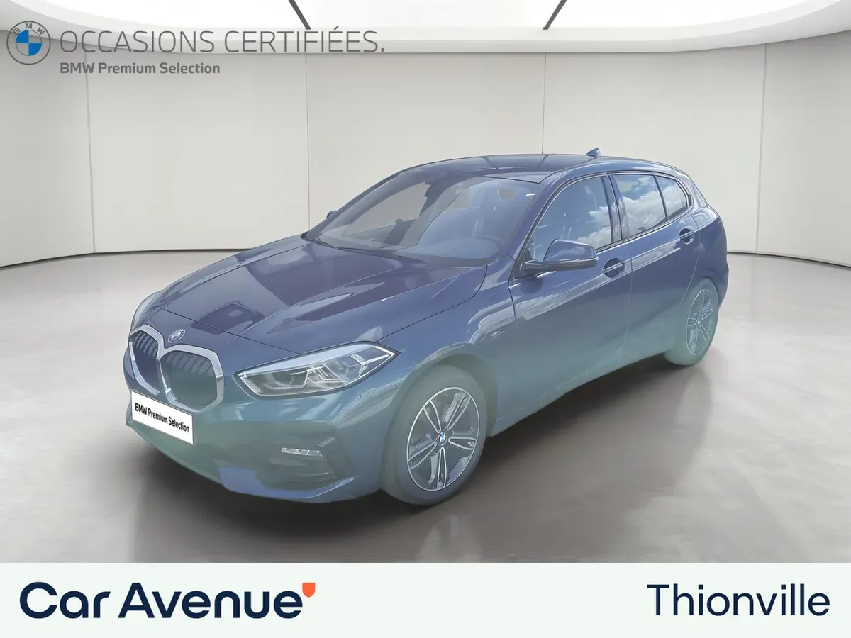 BMW Série 1 bleu d'occasion