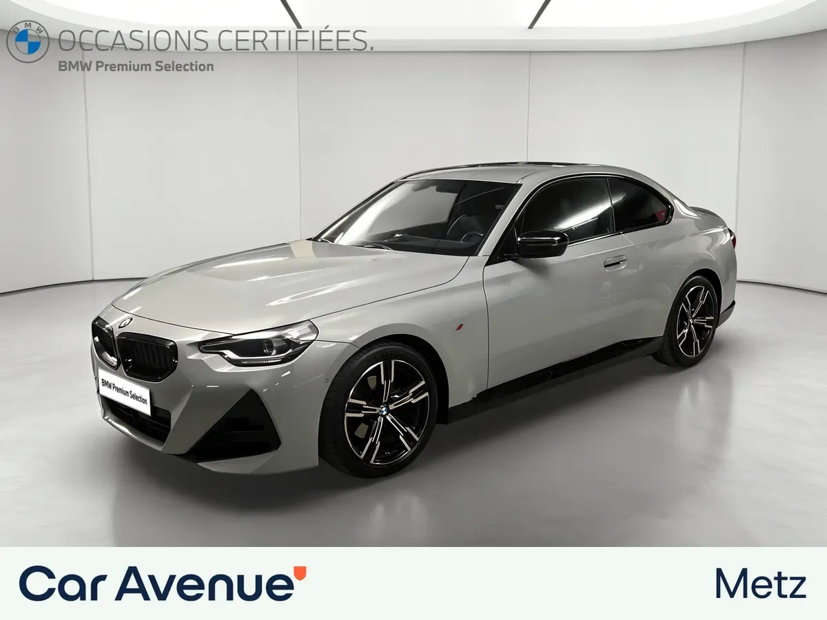 BMW Série 2 Coupé gris d'occasion