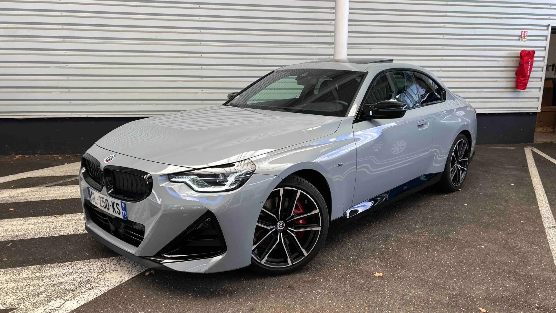 BMW Série 2 Coupé gris d'occasion