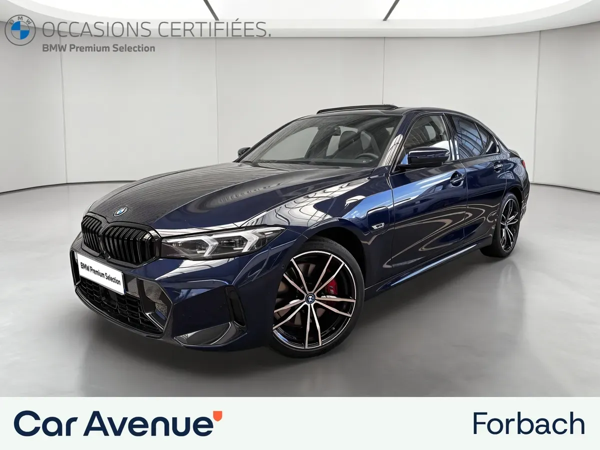 BMW Série 3 bleu d'occasion