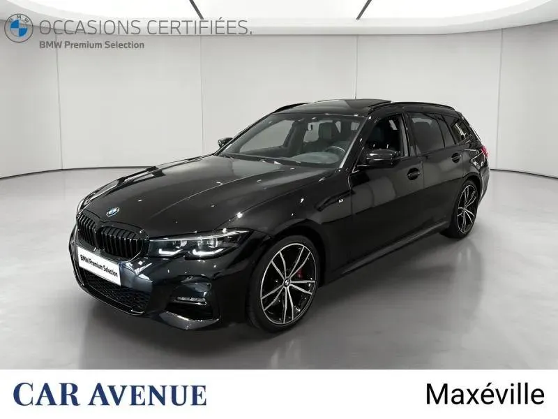 BMW SERIE 3 TOURING G21 noir d'occasion