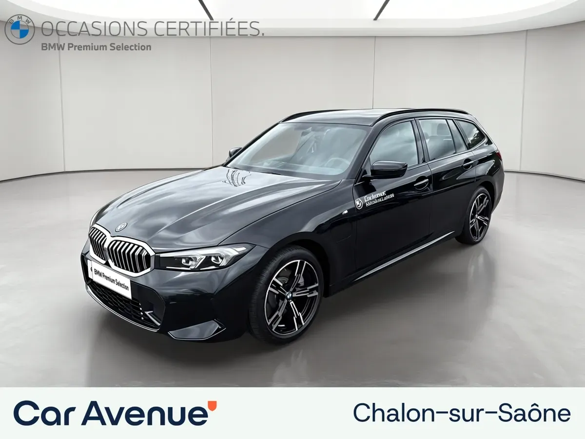 BMW Série 3 Touring noir d'occasion