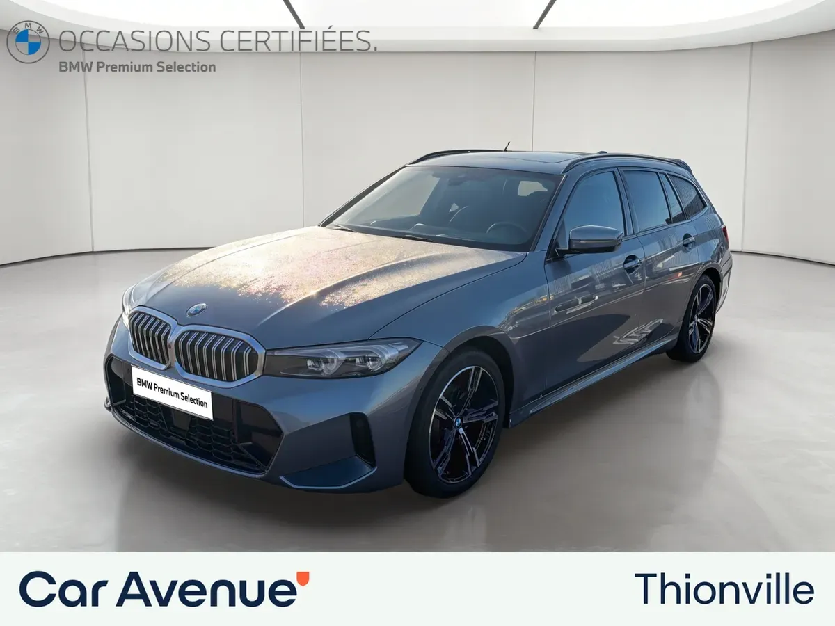 BMW Série 3 Touring gris d'occasion