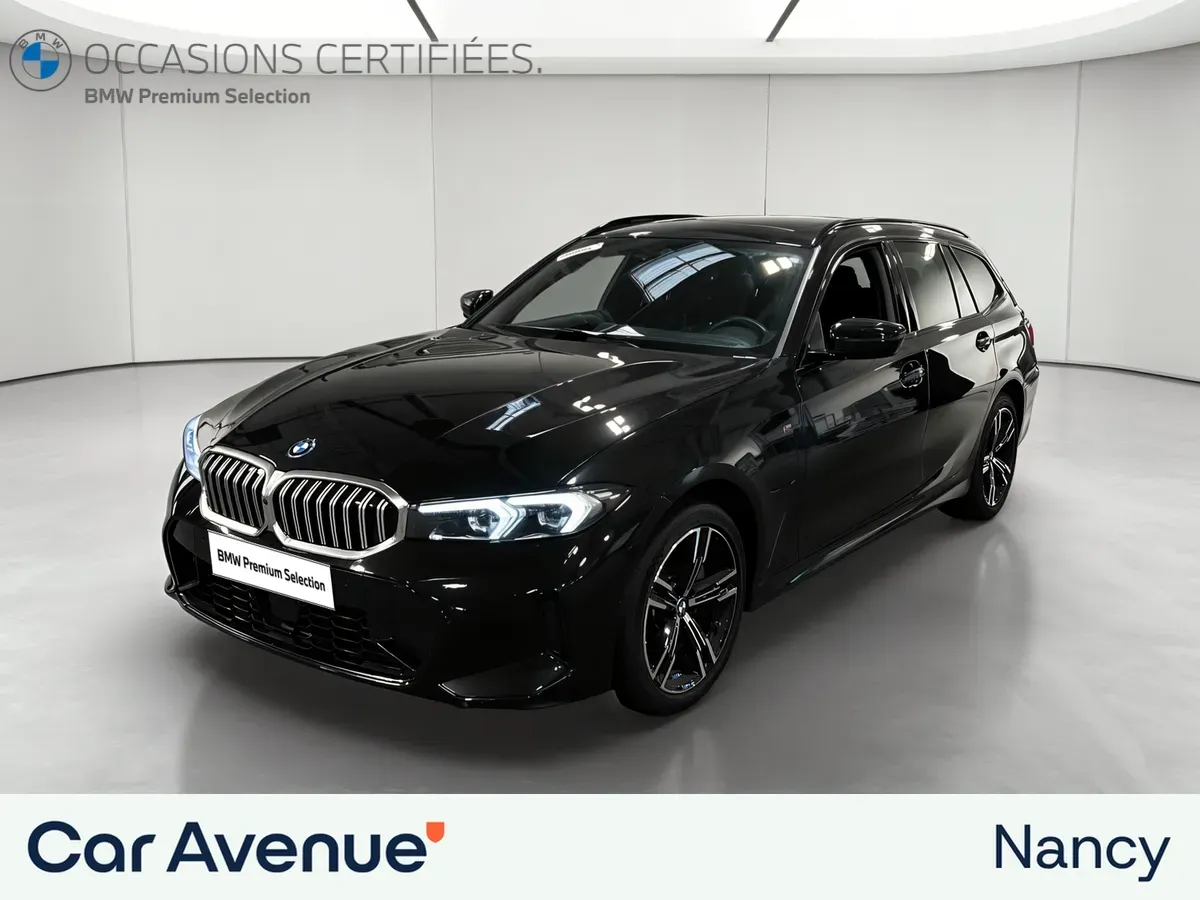 BMW Série 3 Touring noir d'occasion