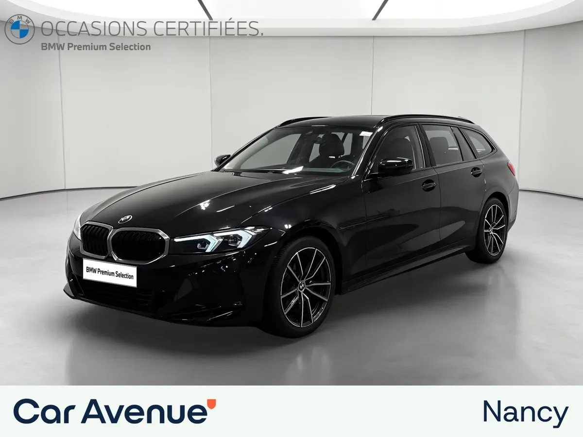 BMW Série 3 Touring noir d'occasion