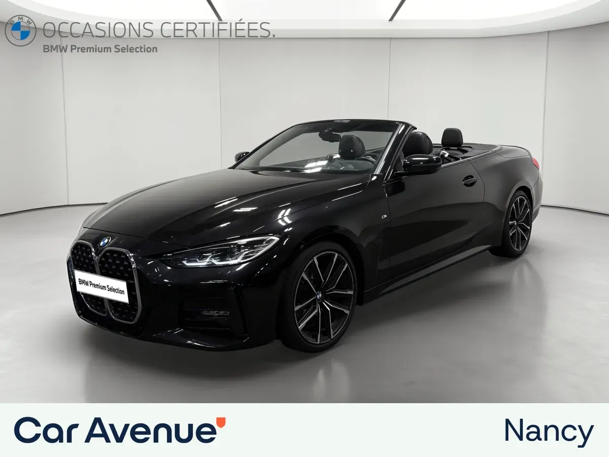 BMW SERIE 4 CABRIOLET G23 noir d'occasion