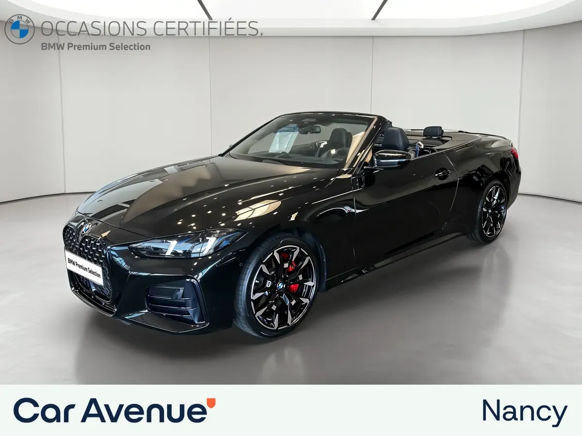 BMW Série 4 Cabriolet noir d'occasion