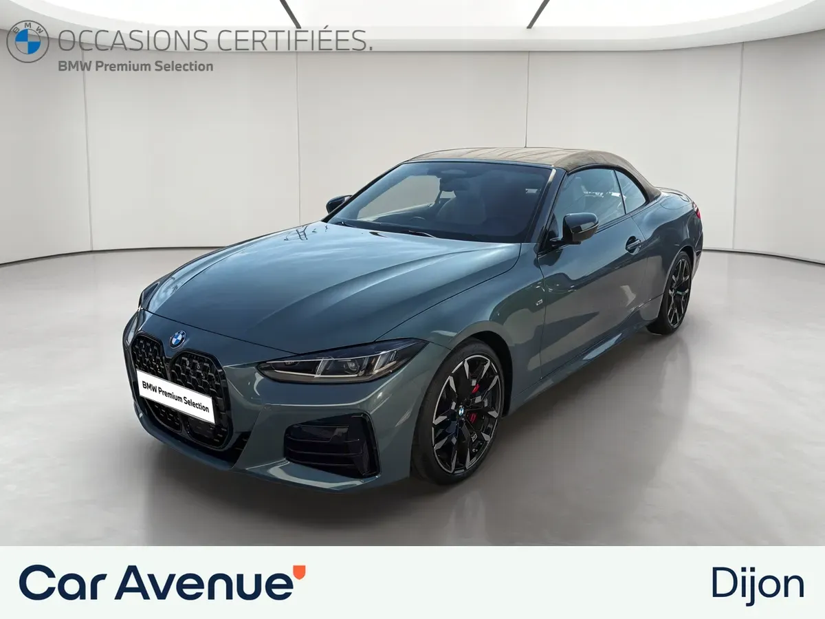 BMW Série 4 Cabriolet vert d'occasion