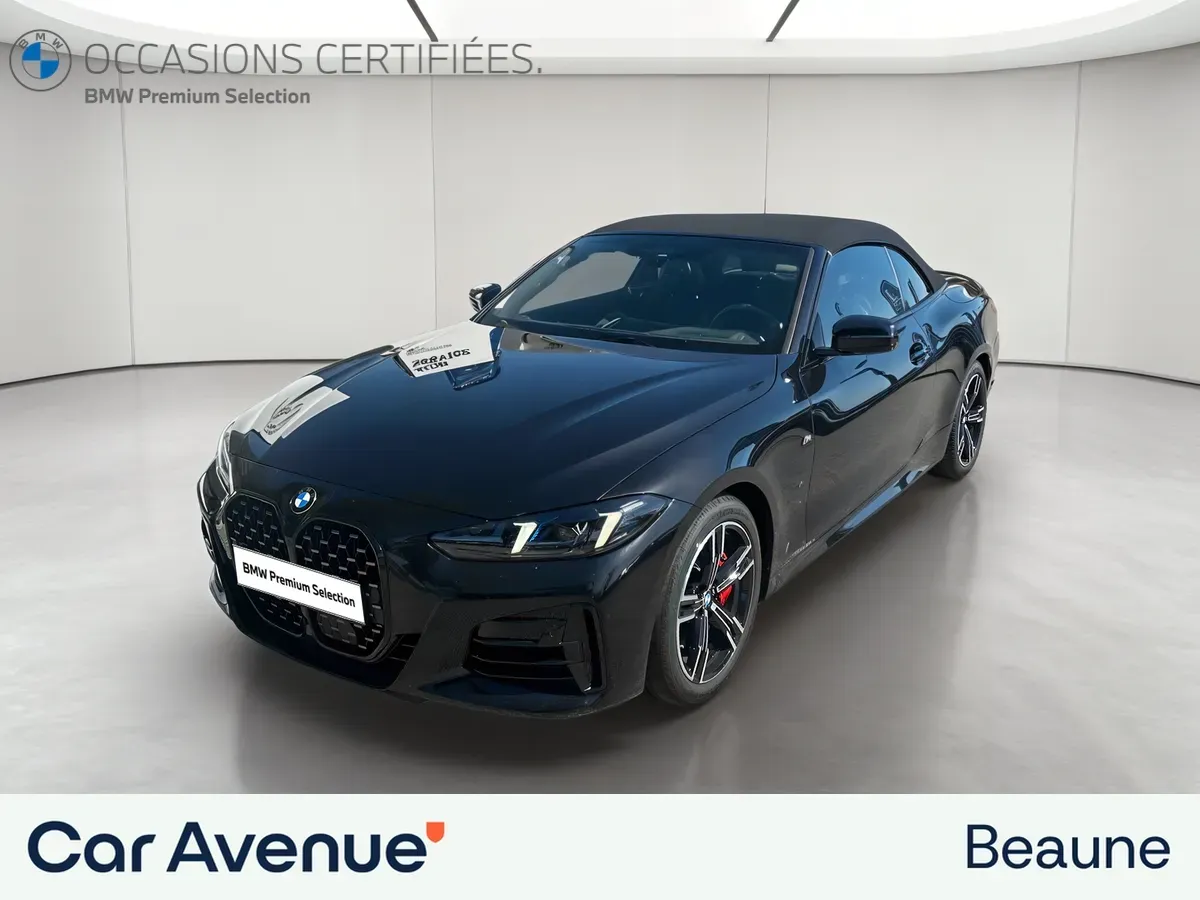 BMW Série 4 Cabriolet noir d'occasion