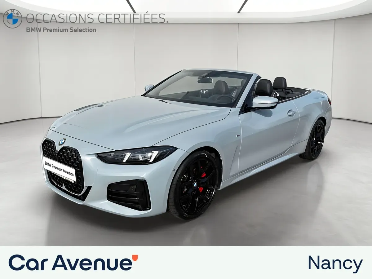 BMW Série 4 Cabriolet gris d'occasion