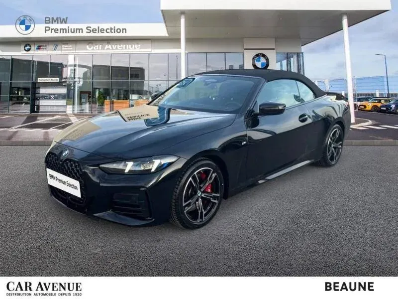 BMW SERIE 4 CABRIOLET G23 LCI noir d'occasion