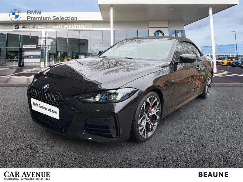 BMW Série 4 Cabriolet noir d'occasion