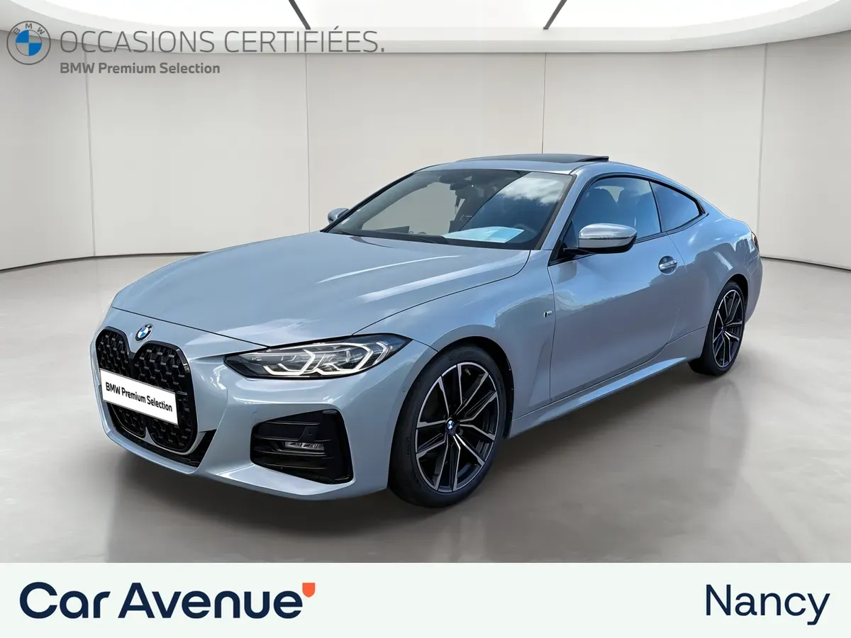 BMW Série 4 Coupé gris d'occasion