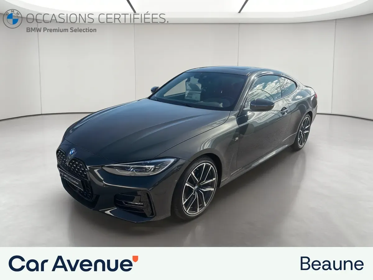 BMW Série 4 Coupé gris d'occasion
