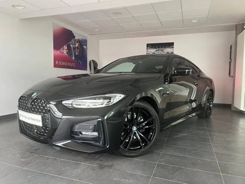 BMW Série 4 Coupé noir d'occasion