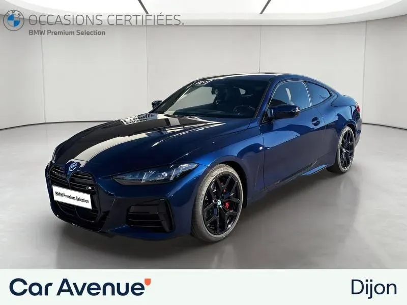 BMW Série 4 Coupé bleu d'occasion