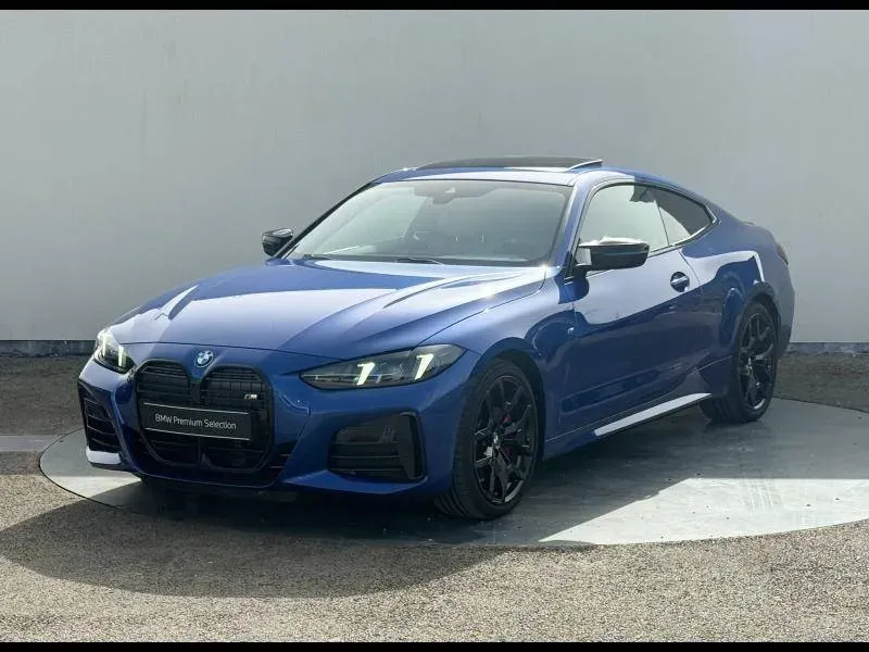 BMW Série 4 Coupé bleu d'occasion