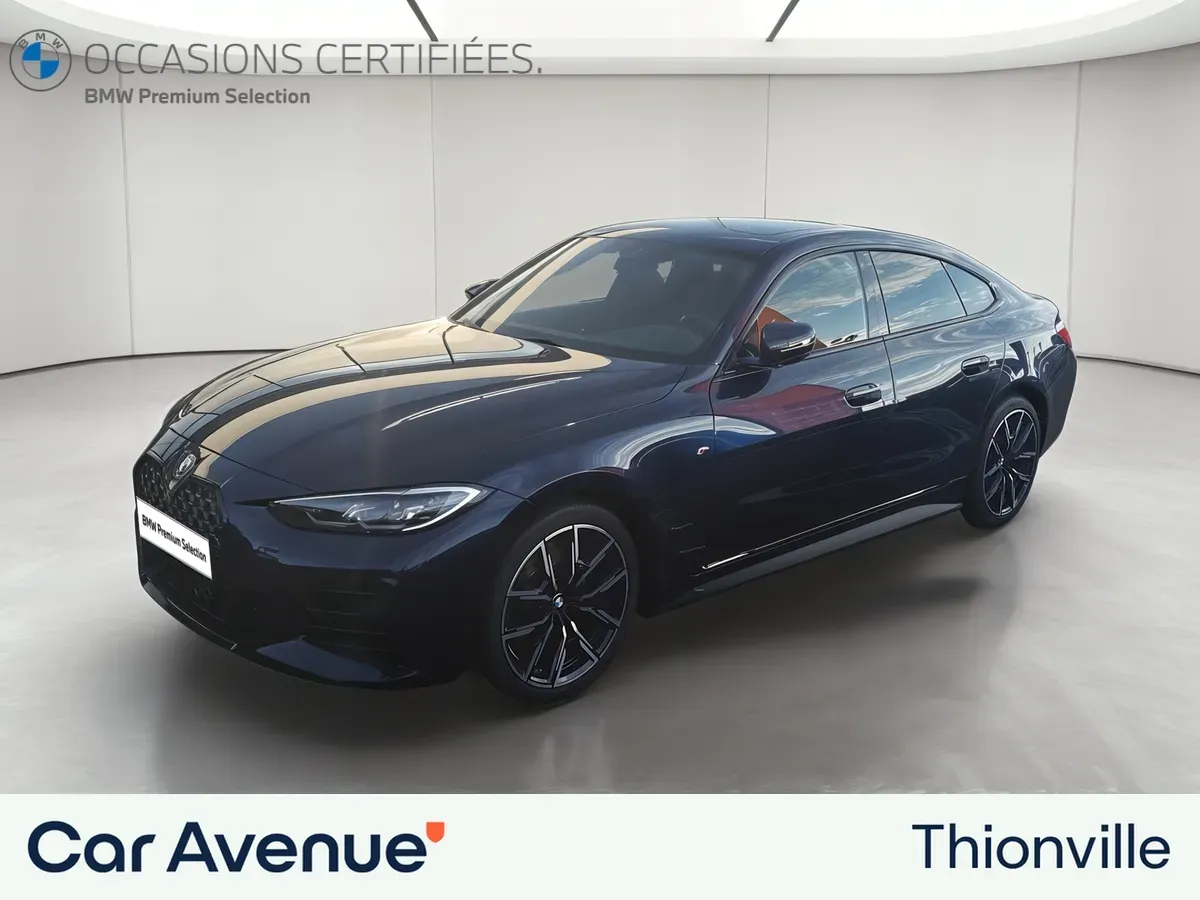 BMW Série 4 Gran Coupé bleu d'occasion