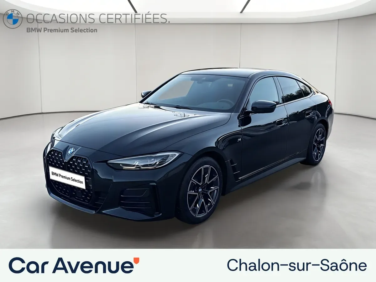 BMW Série 4 Gran Coupé noir d'occasion