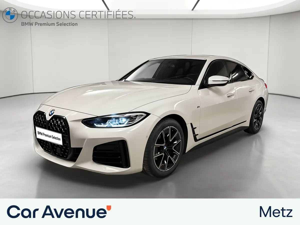 BMW Série 4 Gran Coupé blanc d'occasion