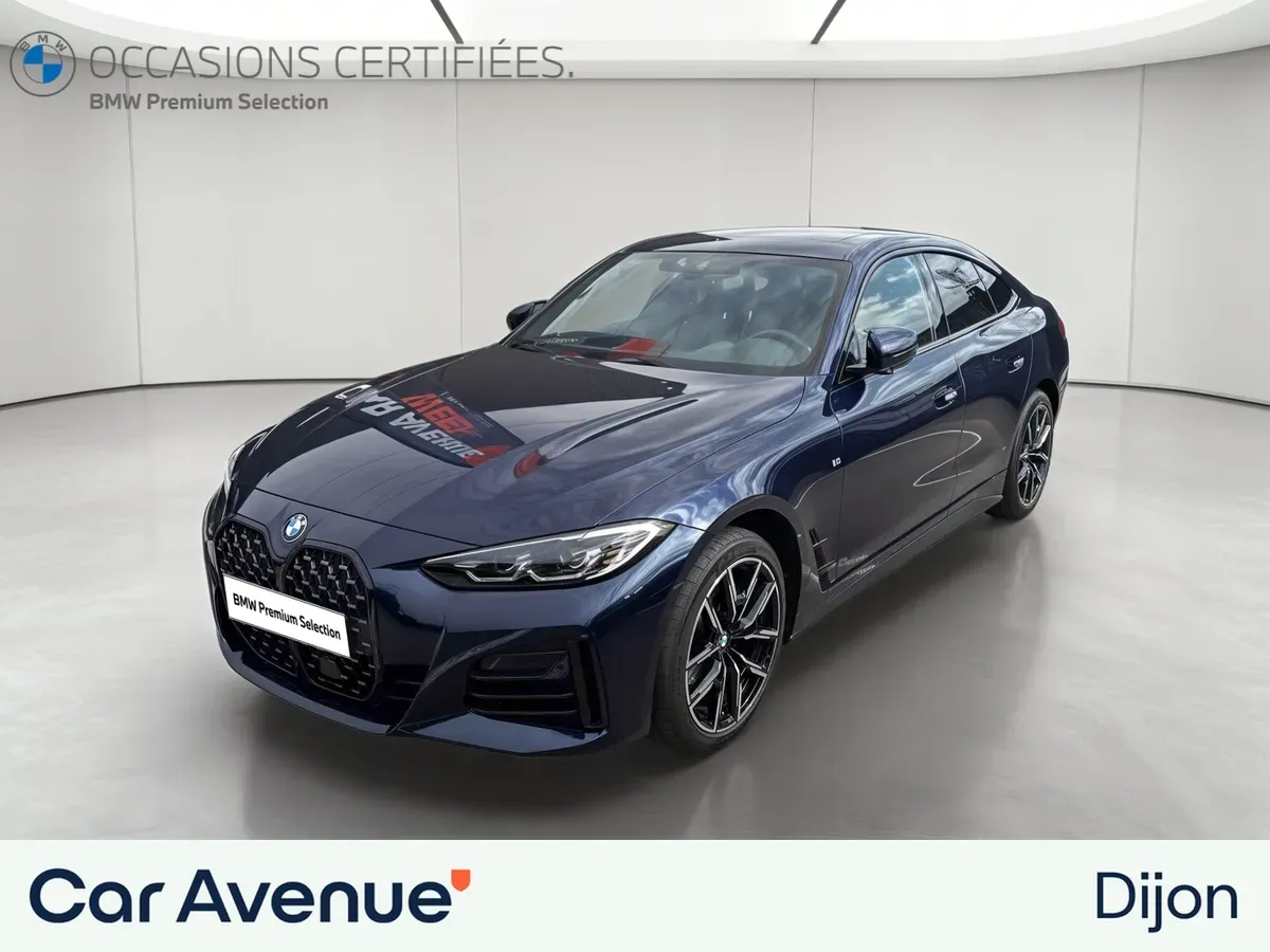 BMW Série 4 Gran Coupé bleu d'occasion